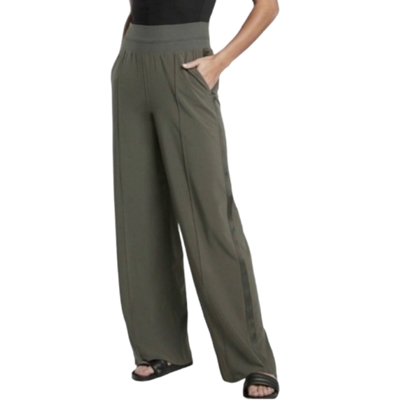 Athleta Pants - Athleta Nolita Wide Leg Pant Olive Green
